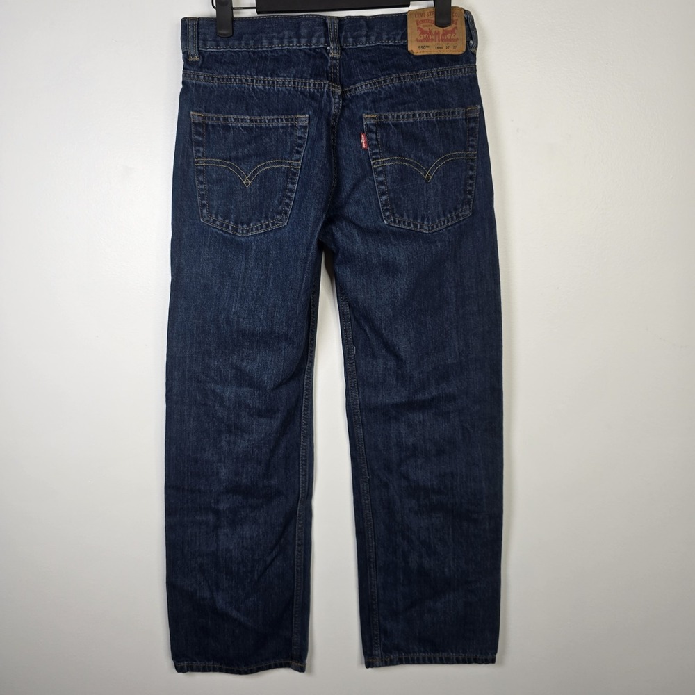Levi's 550 Women's Jeans Size 14 REG 27x27 Dark Wash Relaxed Fit Denim - Picture 2 of 5